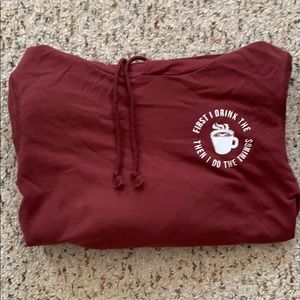 Coffee Fitted Sweatshirt